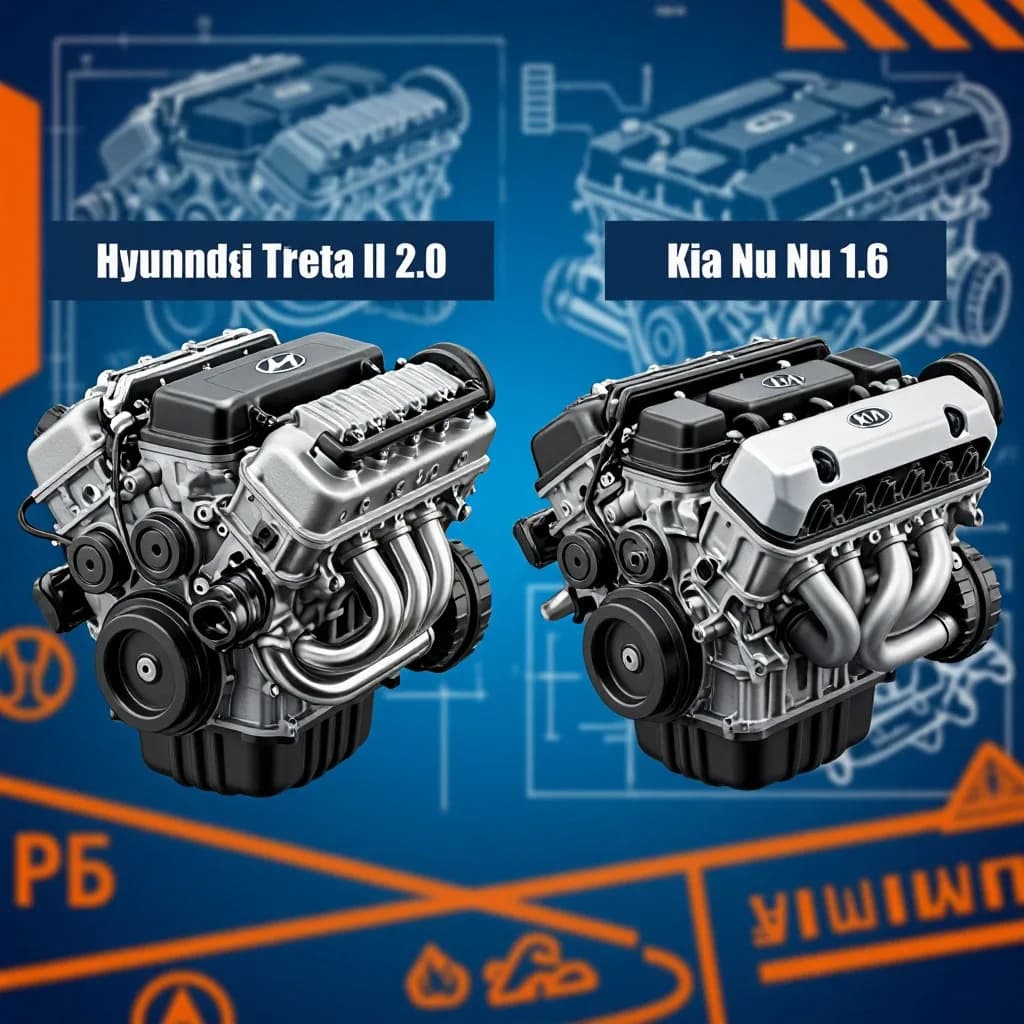Hyundai Theta II 2.0 vs Kia Nu 1.6 — выбор мотора при пригоне из Кореи