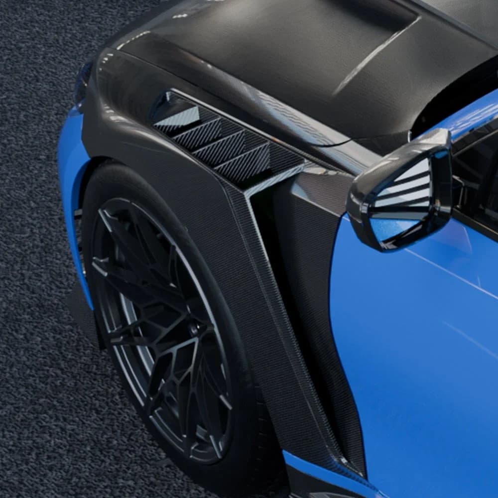 SOOQOO BMW M3 G80 Side Fenders In Prepreg Carbon Fiber